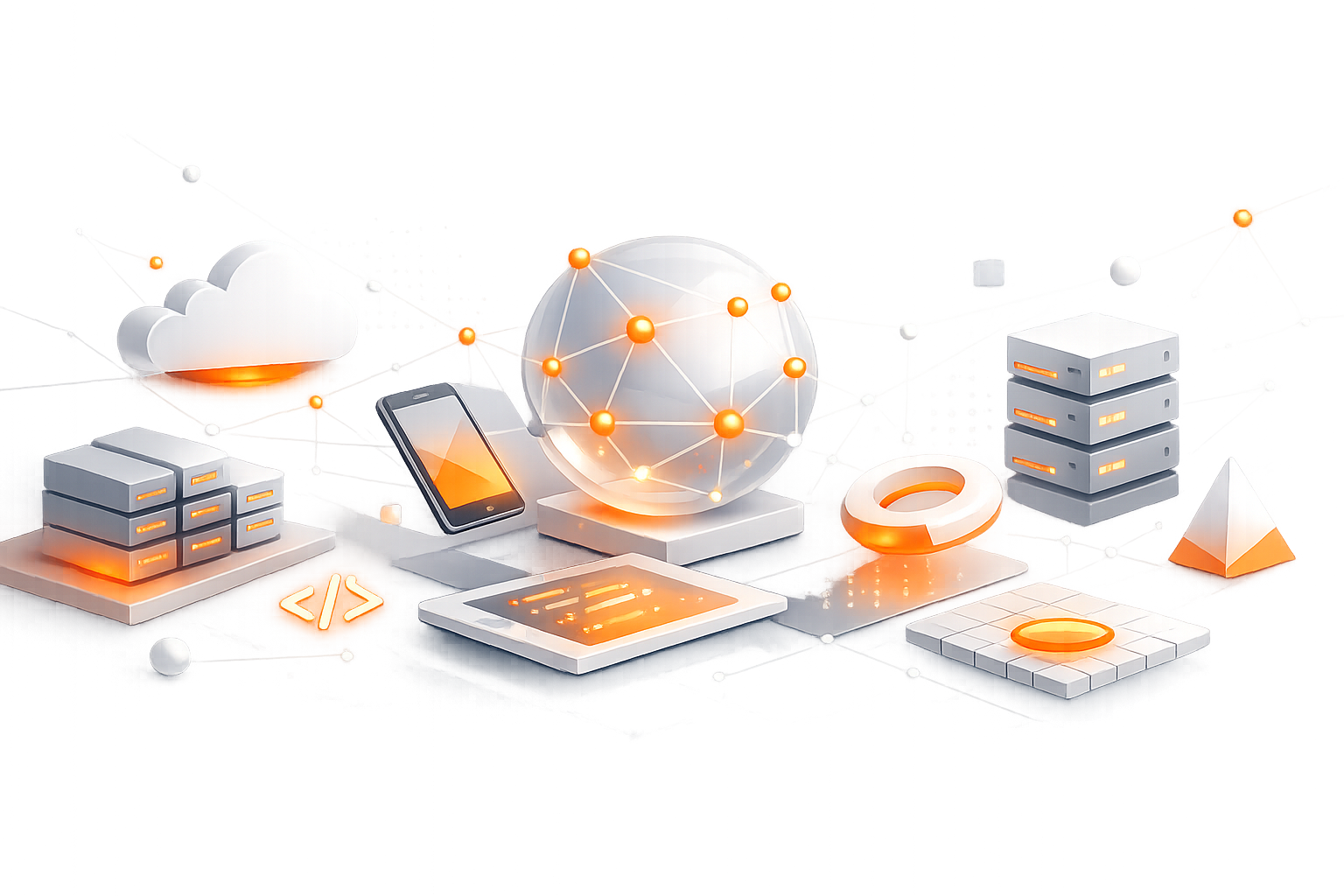 Technology Solutions Illustration